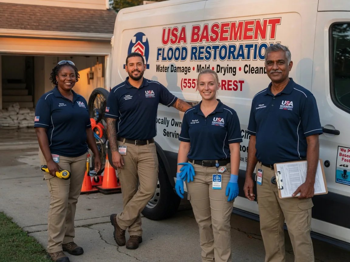 Basement Flood Cleanup company in Palms, MI